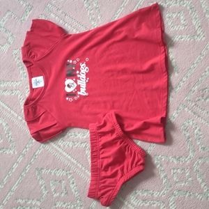 Georgia Bulldogs Dress with Bloomers